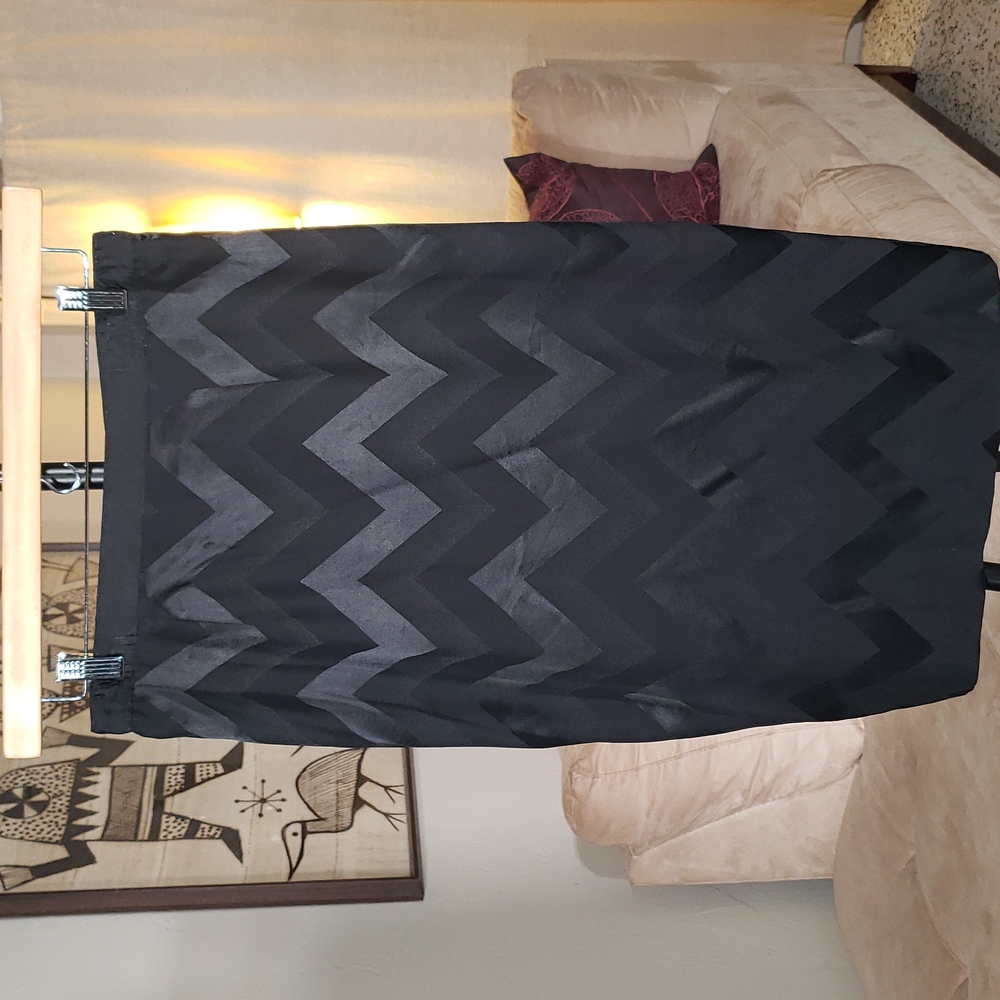 100% silk pencil skirt